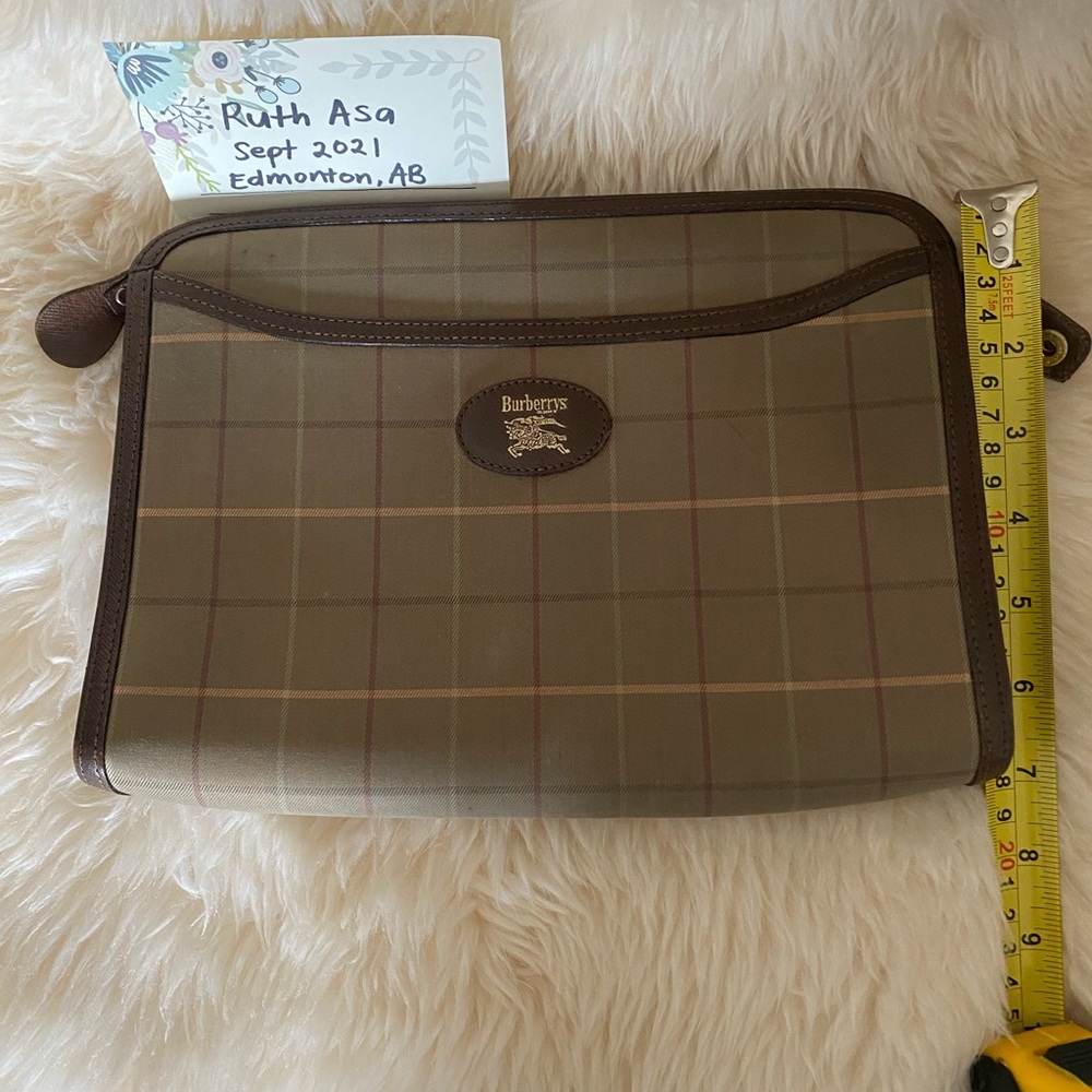 Vintage Burberry Clutch